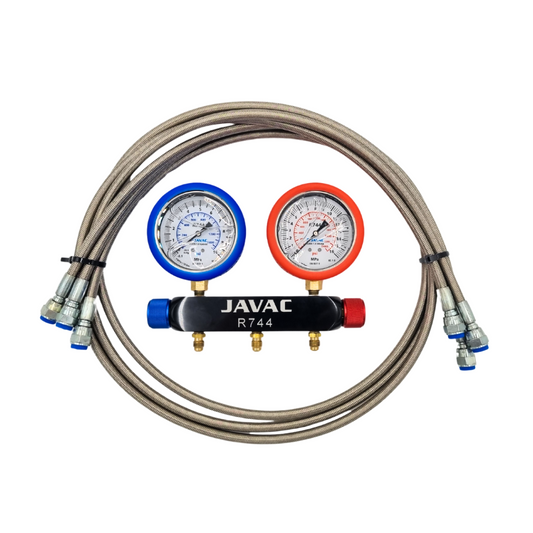 JAVAC 2-Way Manifold Kit for CO2 (R744)