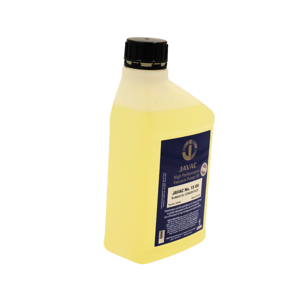 JAVAC Vacuum Pump Oil - N15 (1L & 5L)