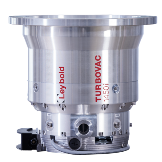 LEYBOLD TURBOVAC 1450 i - - JAVAC PTY. LTD.