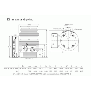 LEYBOLD TURBOVAC MAG W 400 P - - JAVAC PTY. LTD.