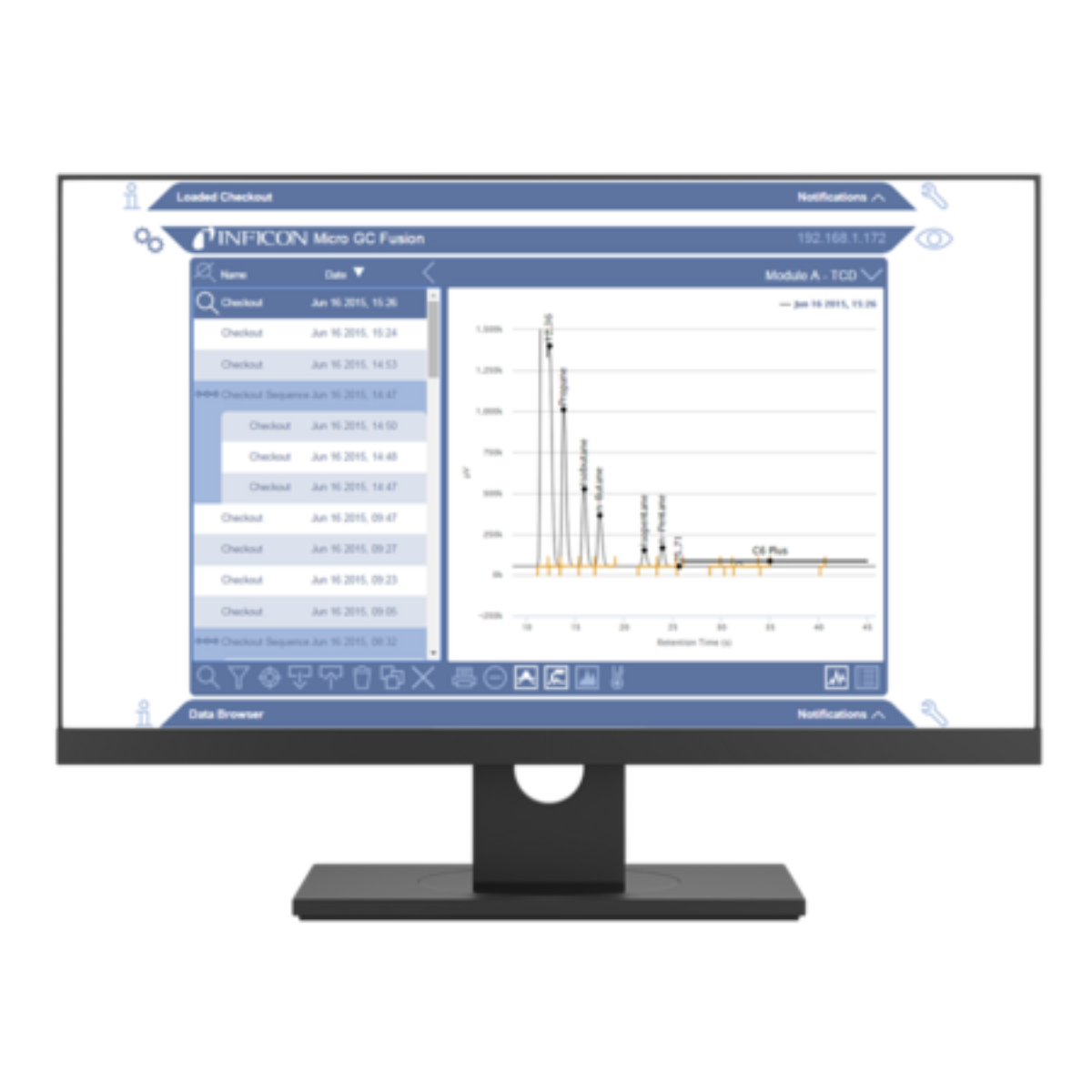 INFICON Micro GC Fusion® User Interface