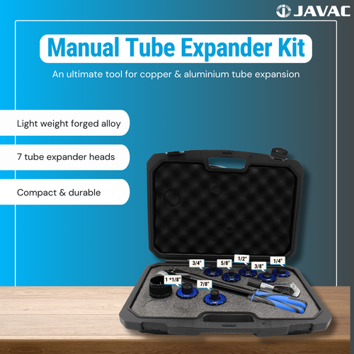 Effortless Expansion with the JAVAC JMTE100 Manual Tube Expander Kit