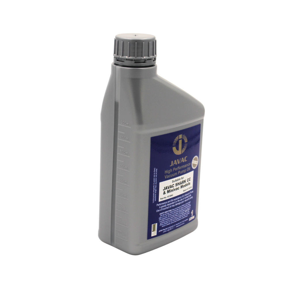 JAVAC Vacuum Pump Oil - Shark (1L & 5L)