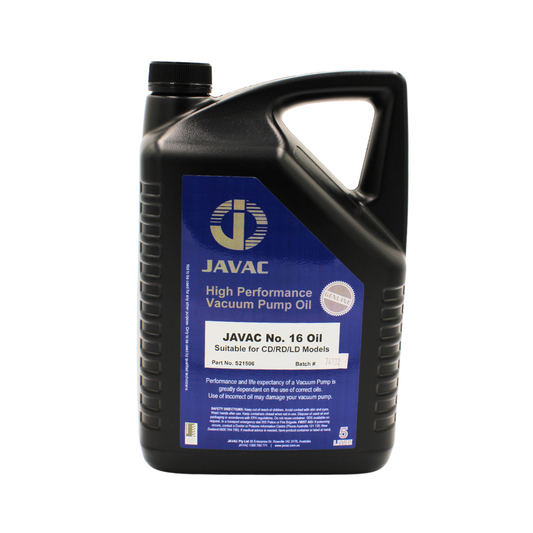 JAVAC Vacuum Pump Oil - N16 (1L & 5L)