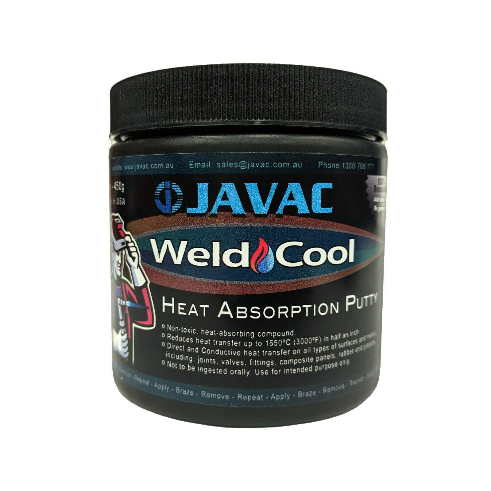 JAVAC WeldCool - Heat Absorption Putty -  - JAVAC PTY. LTD.
