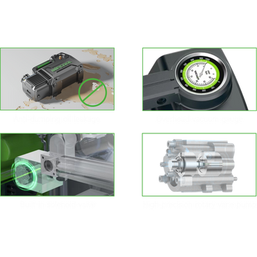 WIPCOOL Fast Series R410A Refrigerant Evacuation/Vacuum Pump