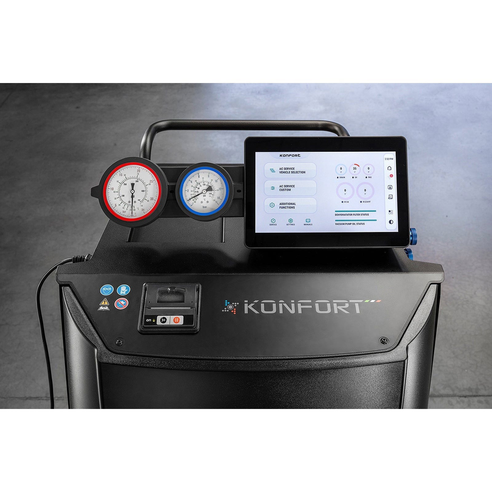 TEXA Konfort 760 Touch Automotive A/C Charging Station -  - JAVAC PTY. LTD.