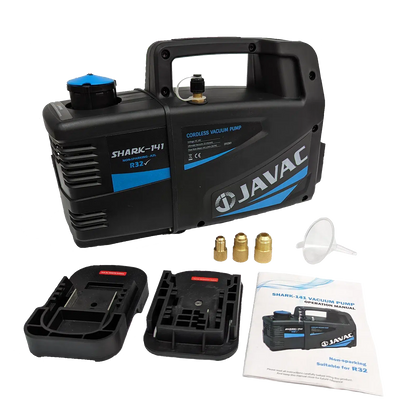 JAVAC SHARK-141, Cordless, 141 L/min, 2-stage Vacuum Pump - R32 Compliant